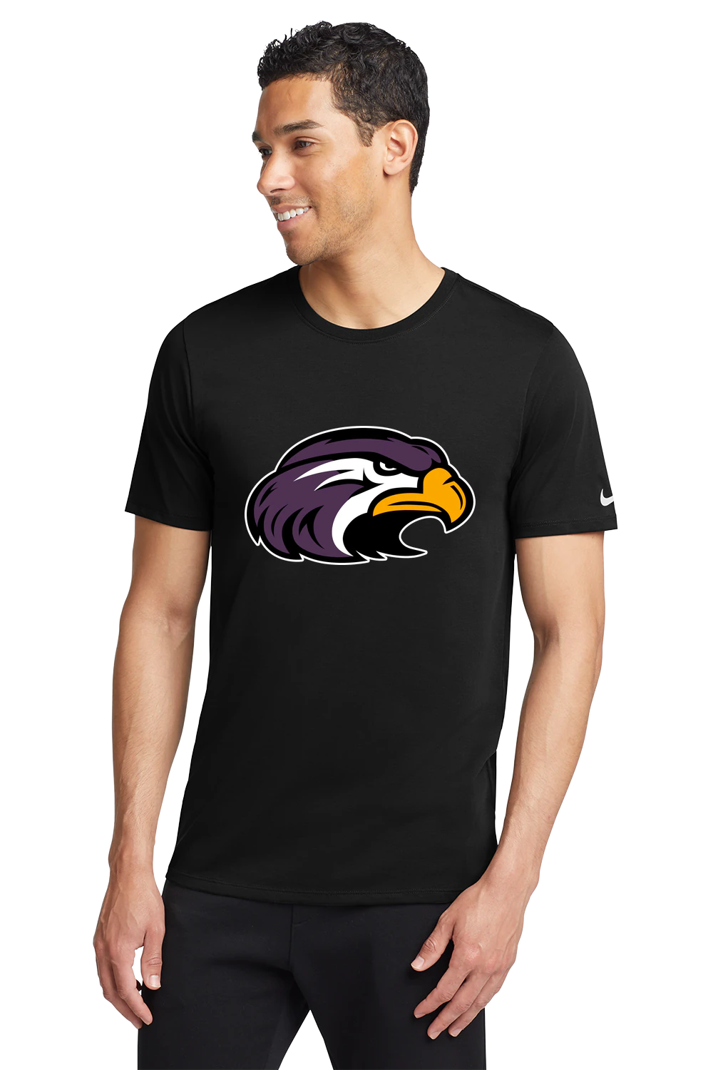 Montevideo Baseball - Black T-Shirt - Full Front