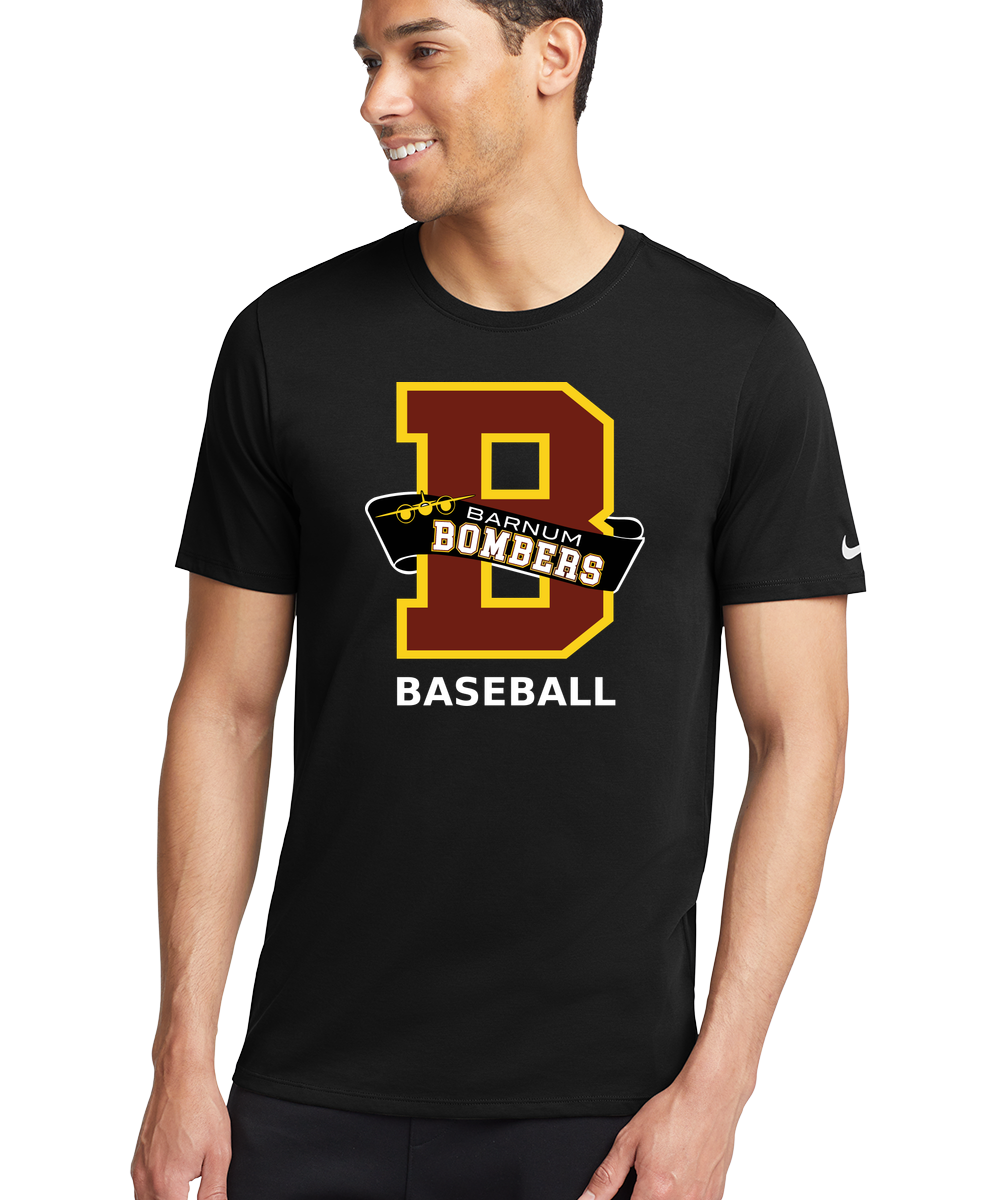 Barnum Baseball - Black T-Shirt - Full Front