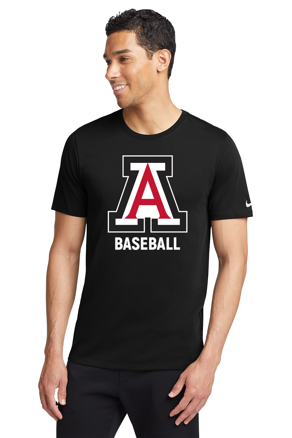 Amboy Baseball - Black T-Shirt - Full Front