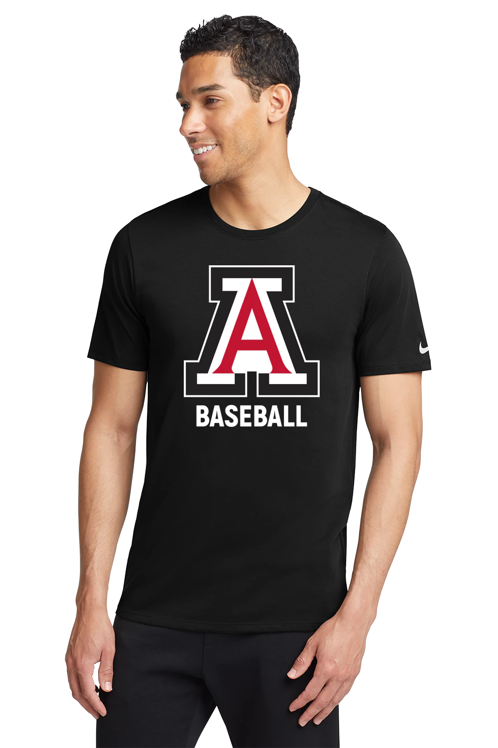 Amboy Baseball - Black T-Shirt - Full Front