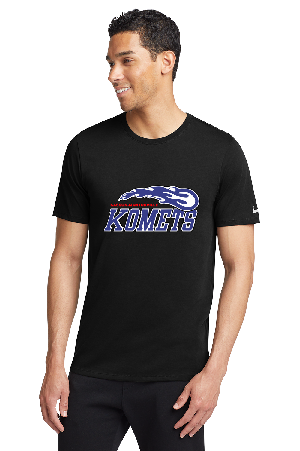 Kasson Mantorville Softball - Black T-Shirt - Full Front