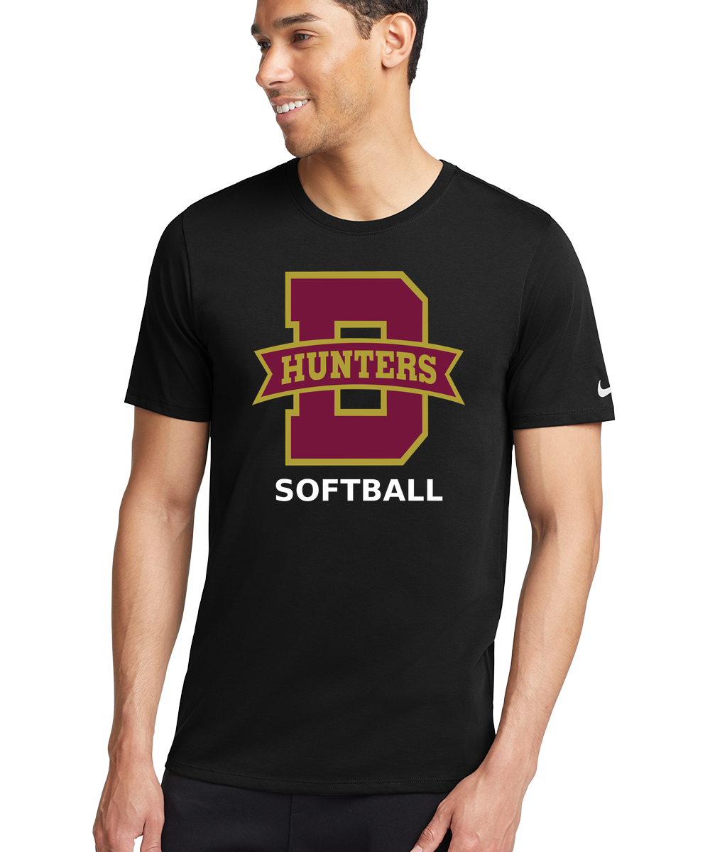 Denfeld Softball - Black T-Shirt - Full Front