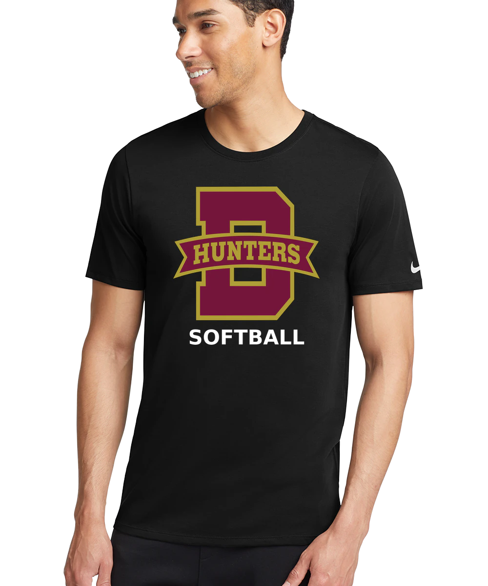 Denfeld Softball - Black T-Shirt - Full Front
