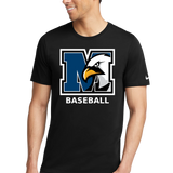 New York Mills Baseball - Black T-Shirt - Full Front