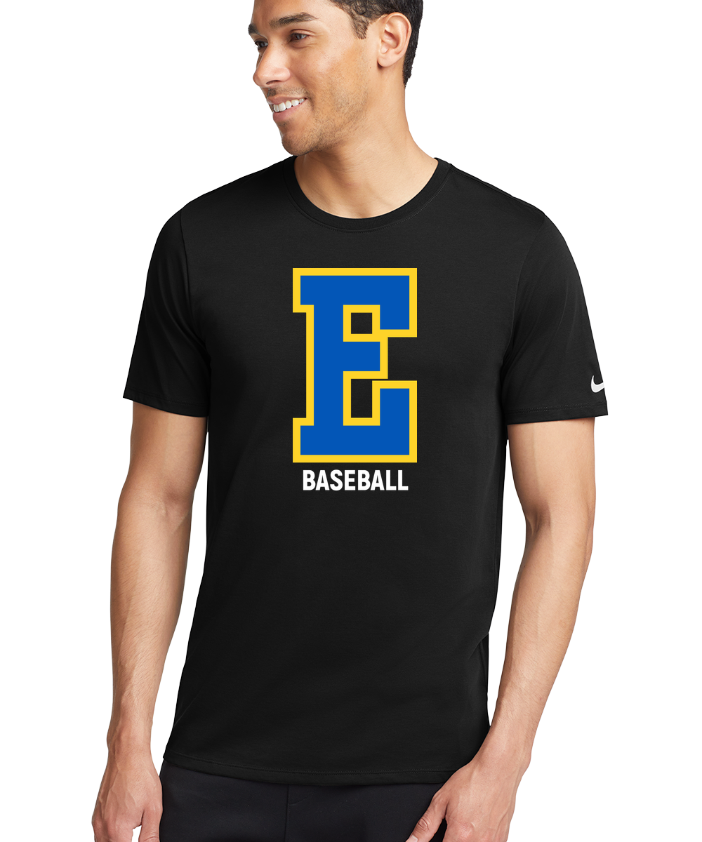 Esko Baseball - Black T-Shirt - Full Front