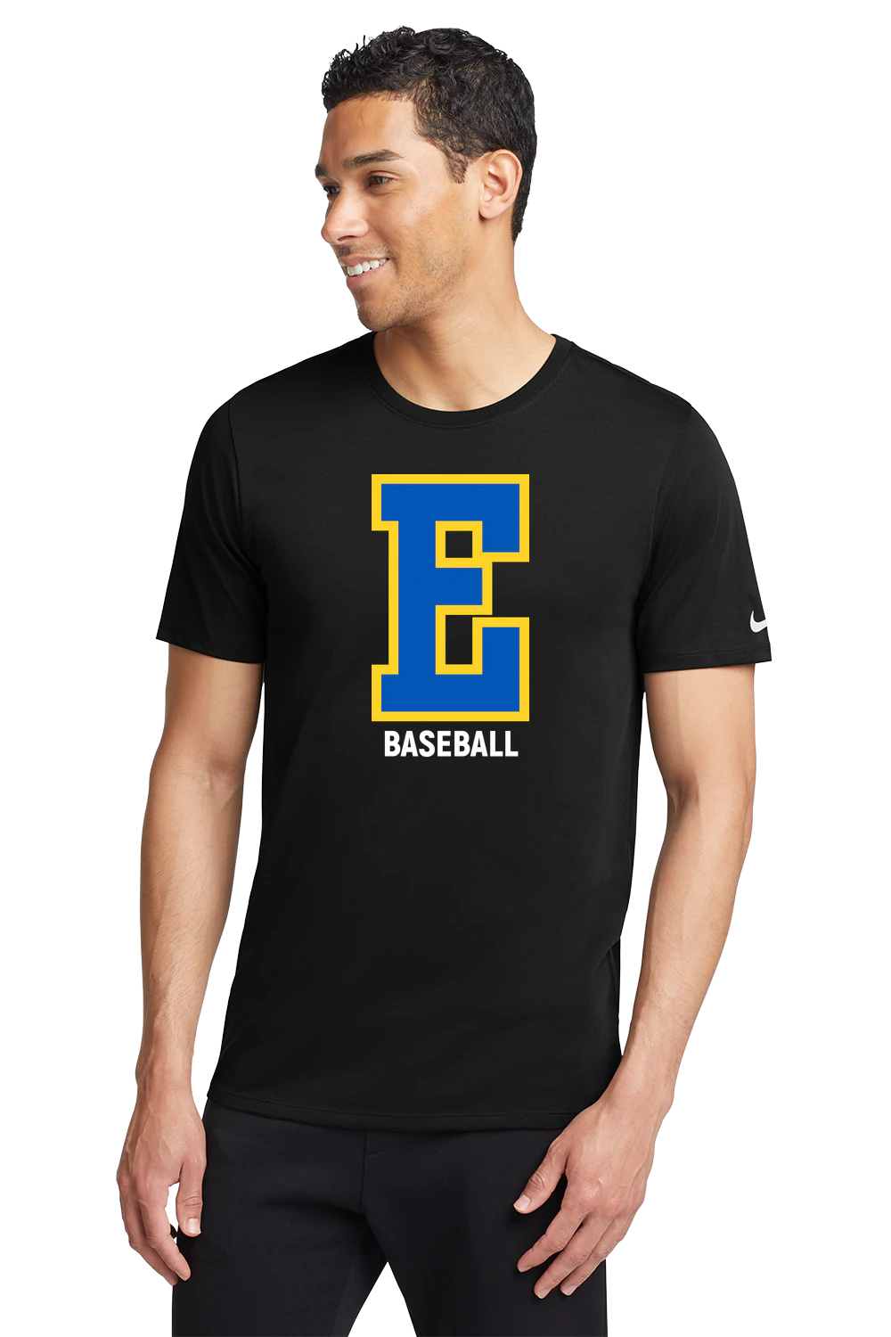 Esko Baseball - Black T-Shirt - Full Front