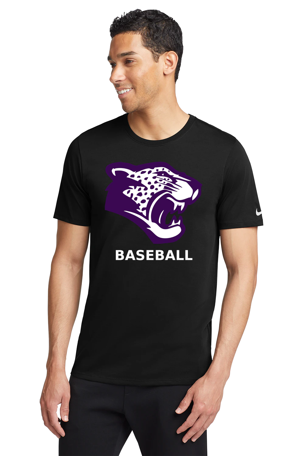 Truman Baseball - Black T-Shirt - Full Front