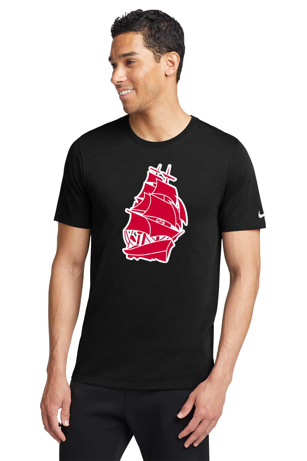 Amboy Softball - Black T-Shirt - Full Front