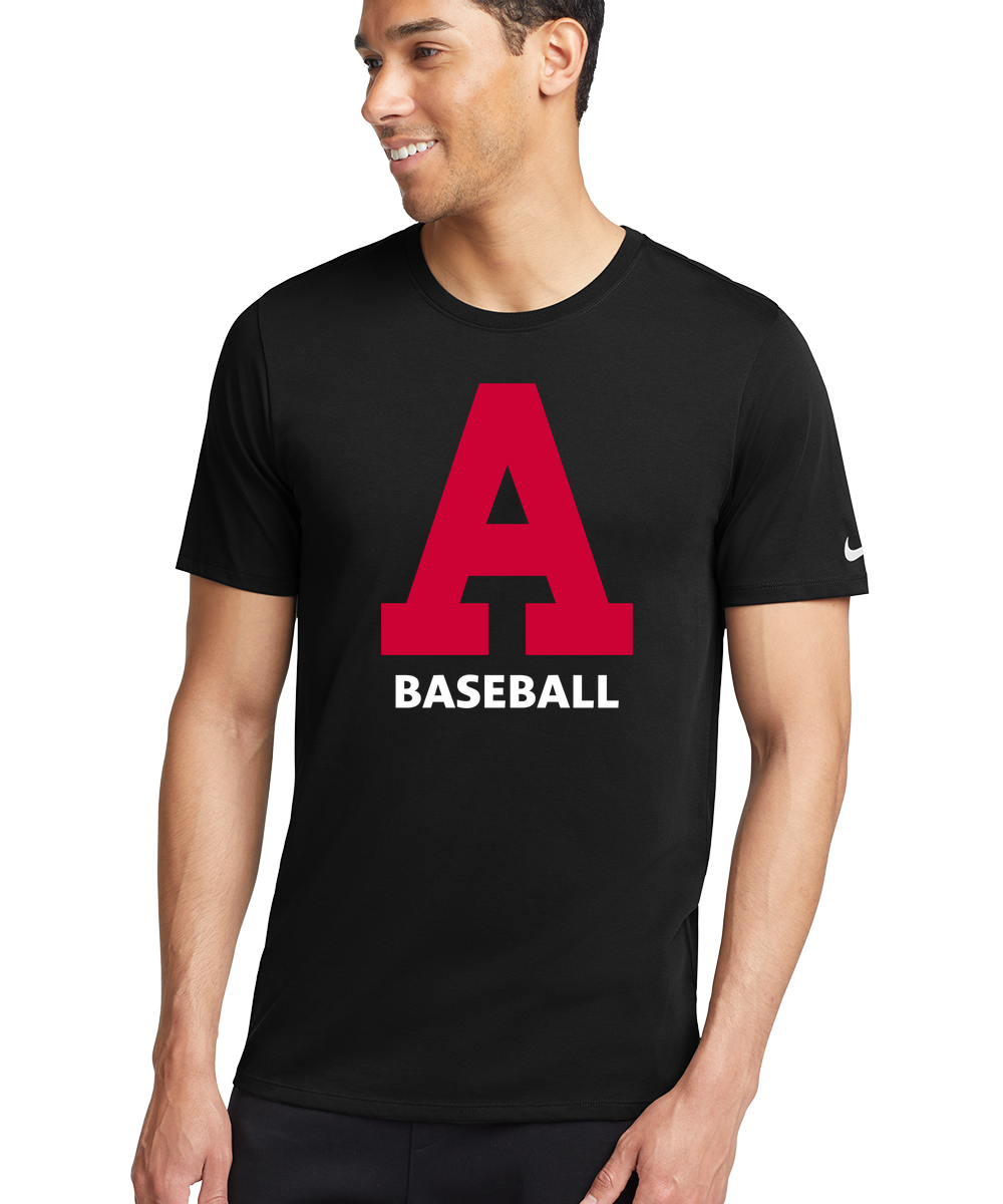Austin Baseball - Black T-Shirt - Full Front