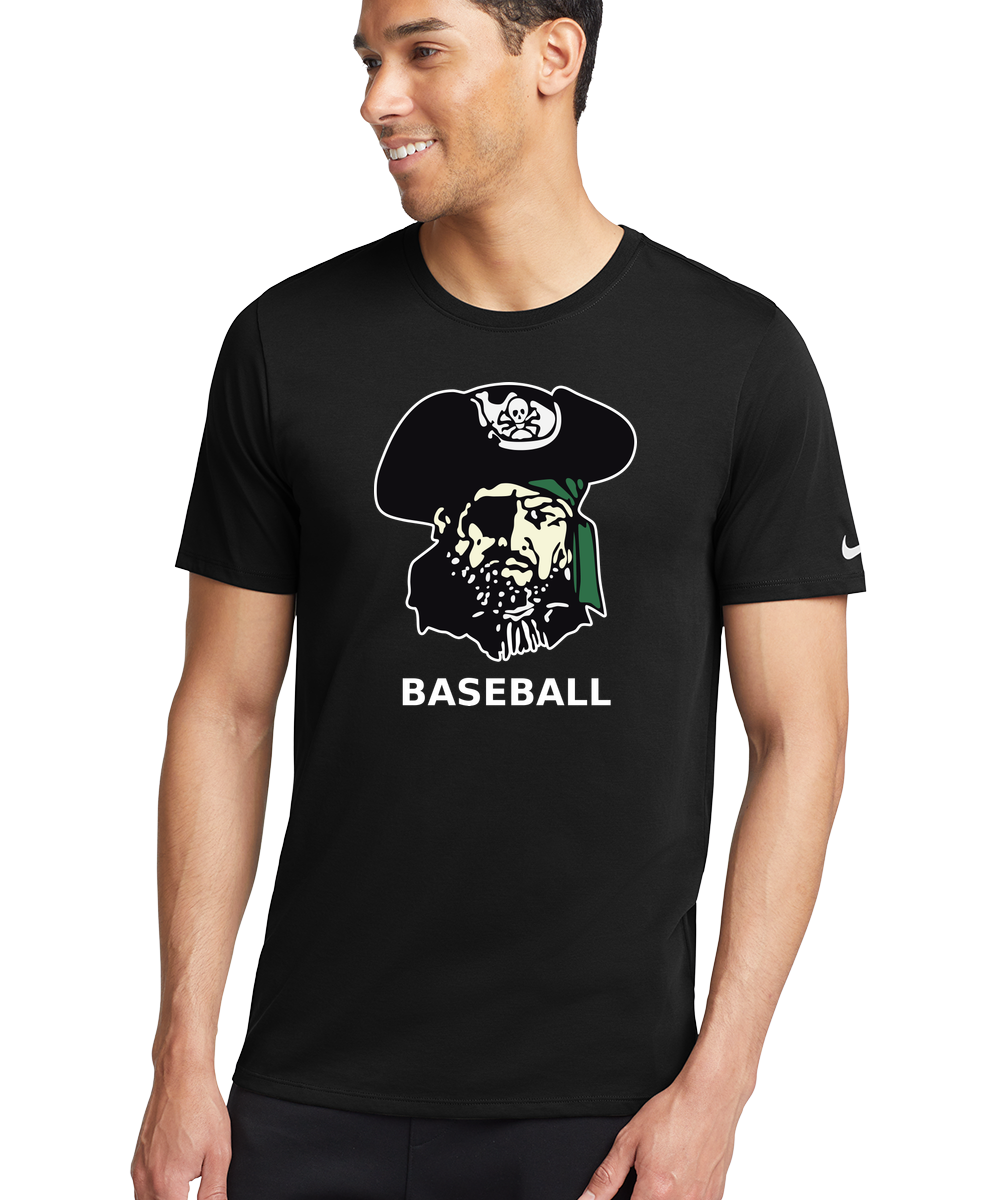 Waterville-Elysian-Morristown Baseball - Black T-Shirt - Full Front