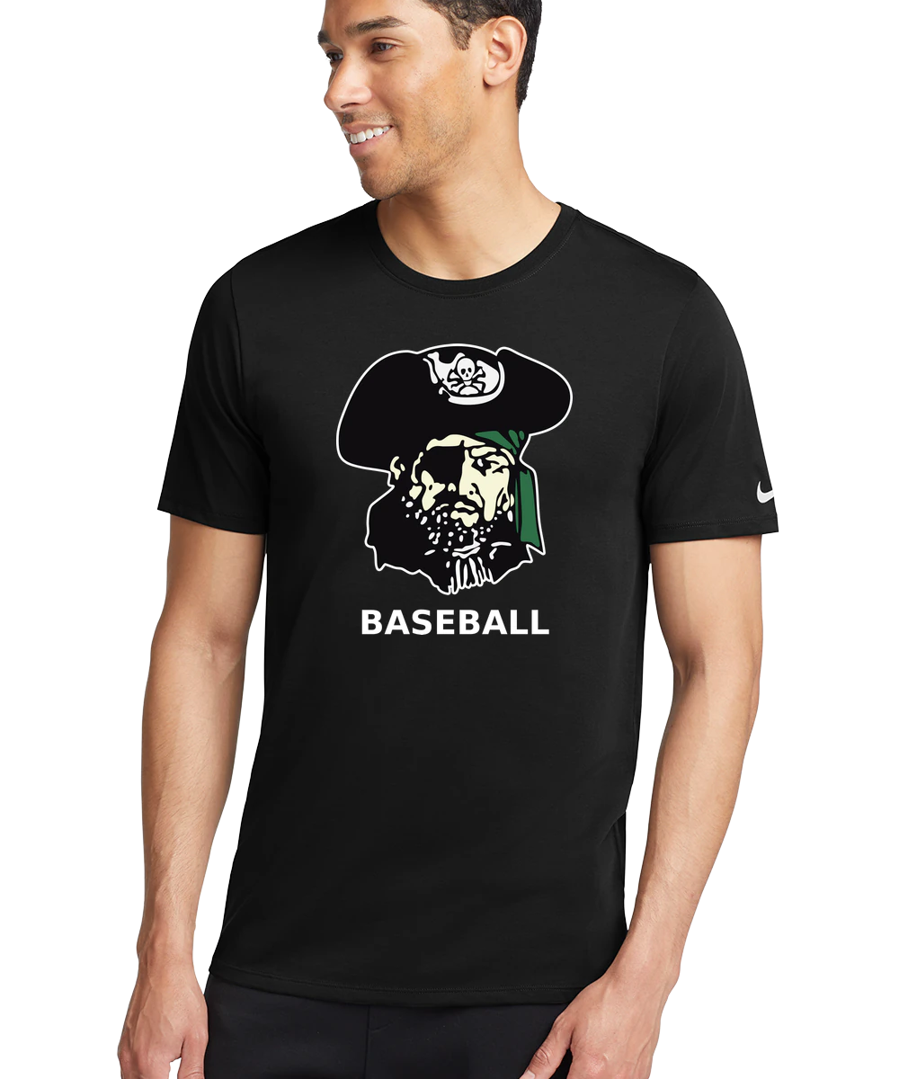 Waterville-Elysian-Morristown Baseball - Black T-Shirt - Full Front