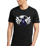 Abingdon Soccer - Black T-Shirt - Full Front