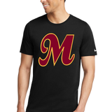 Mankato Area Youth Baseball Association - Black T-Shirt - Full Front