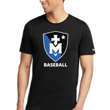 Stella Maris Academy Baseball - Black T-Shirt - Full Front