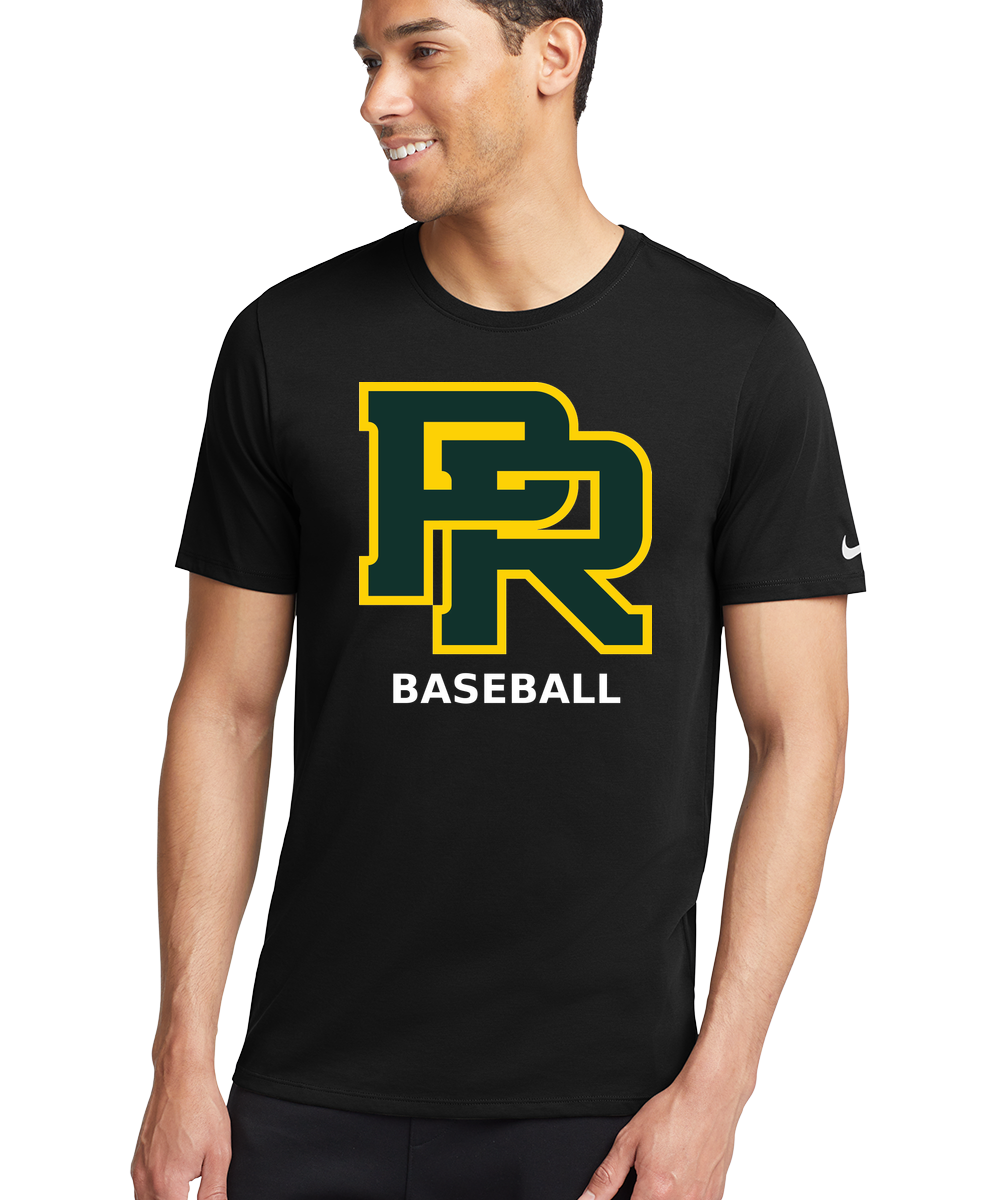 Proctor Baseball - Black T-Shirt - Full Front