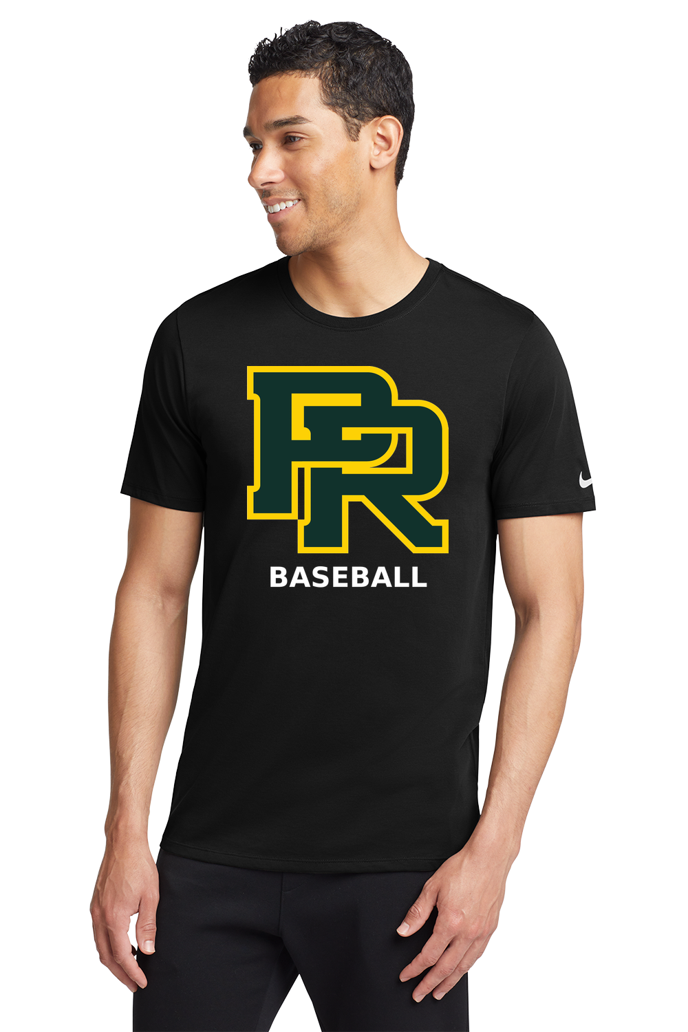 Proctor Baseball - Black T-Shirt - Full Front