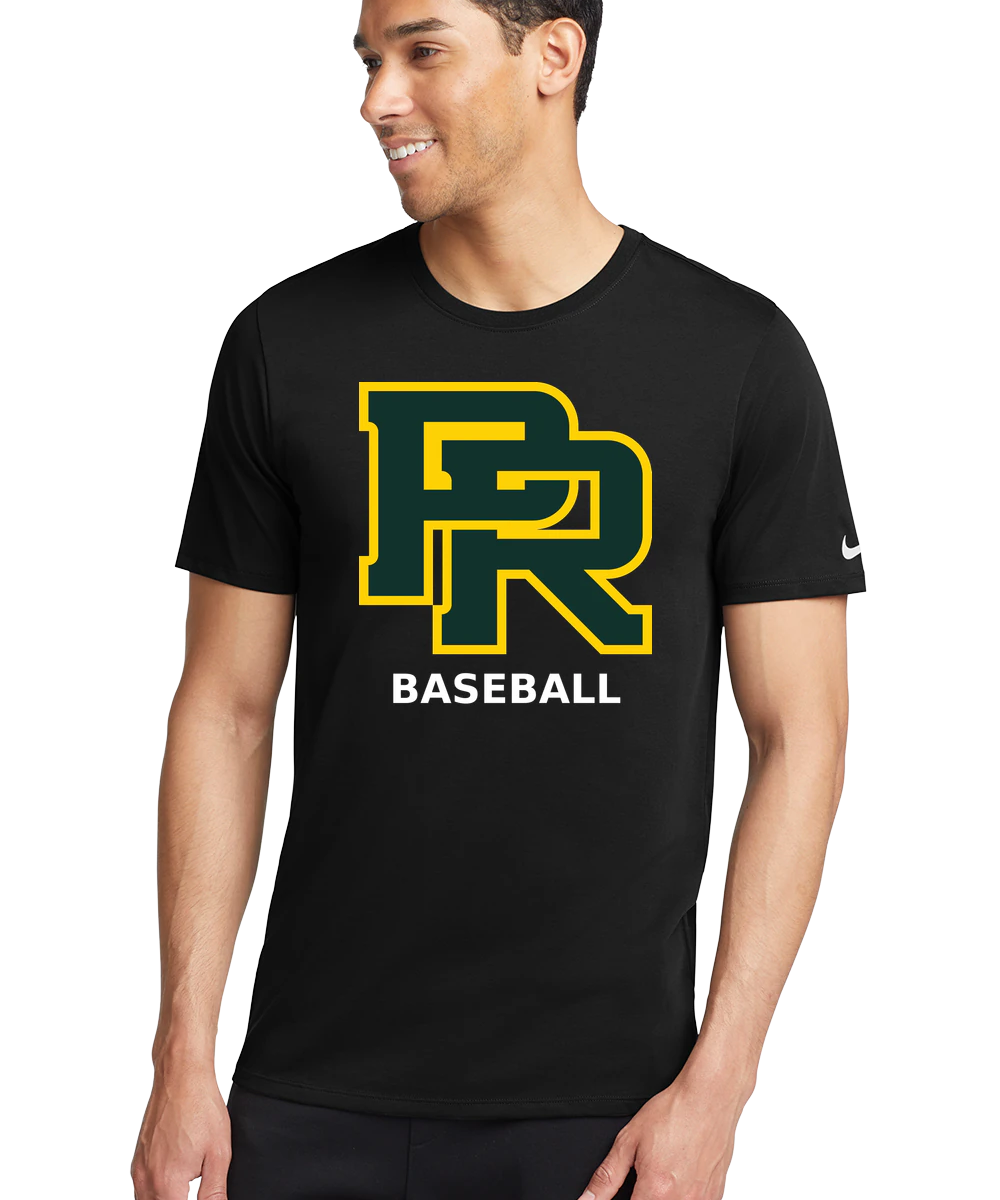 Proctor Baseball - Black T-Shirt - Full Front