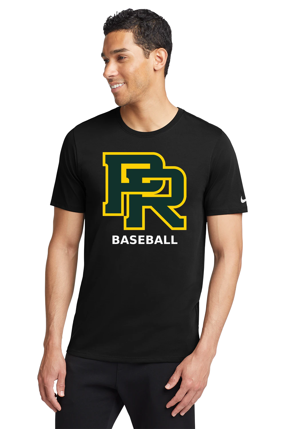 Proctor Baseball - Black T-Shirt - Full Front
