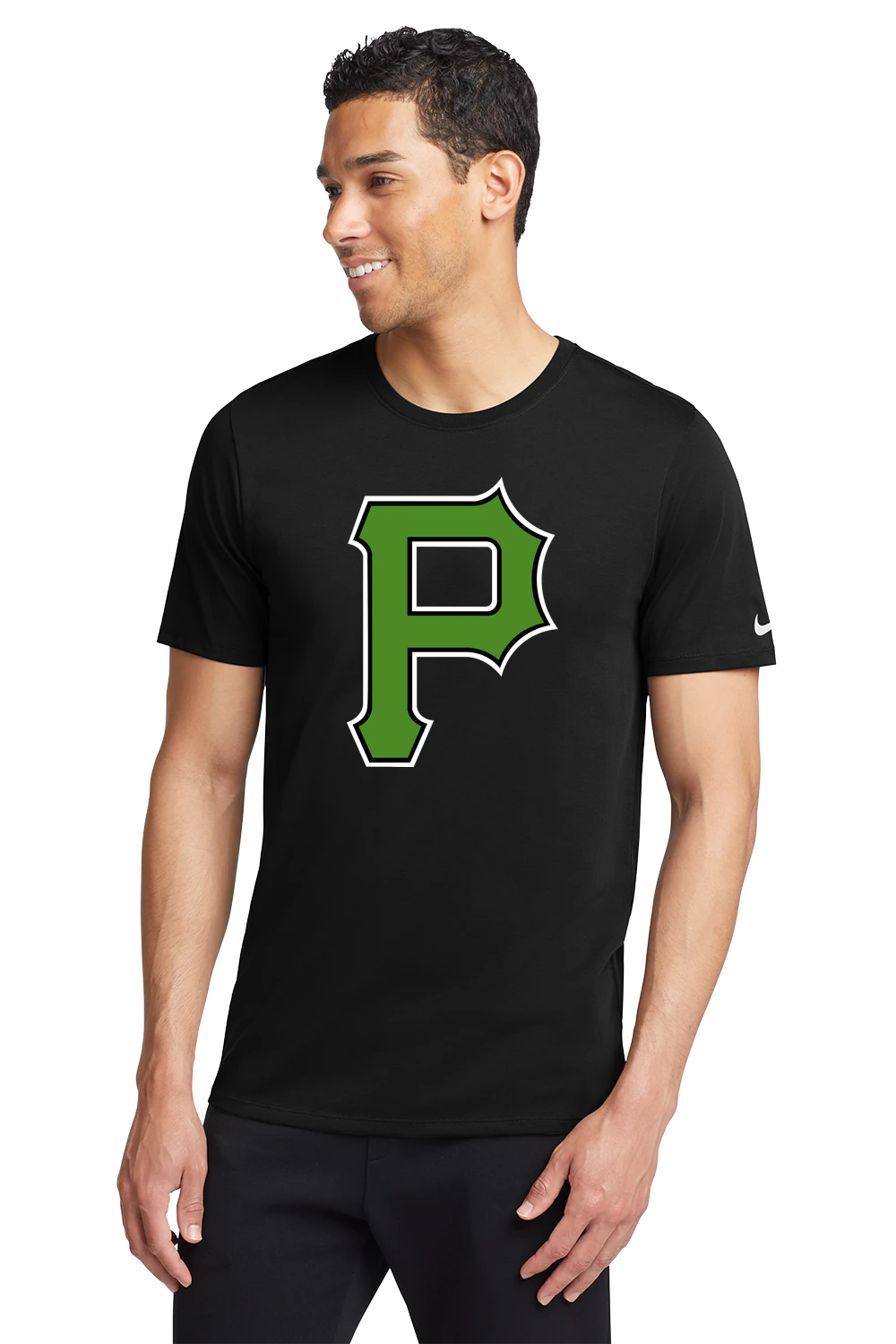 Pipestone Baseball - Black T-Shirt - Full Front