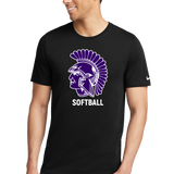 Barnesville Softball - Black T-Shirt - Full Front