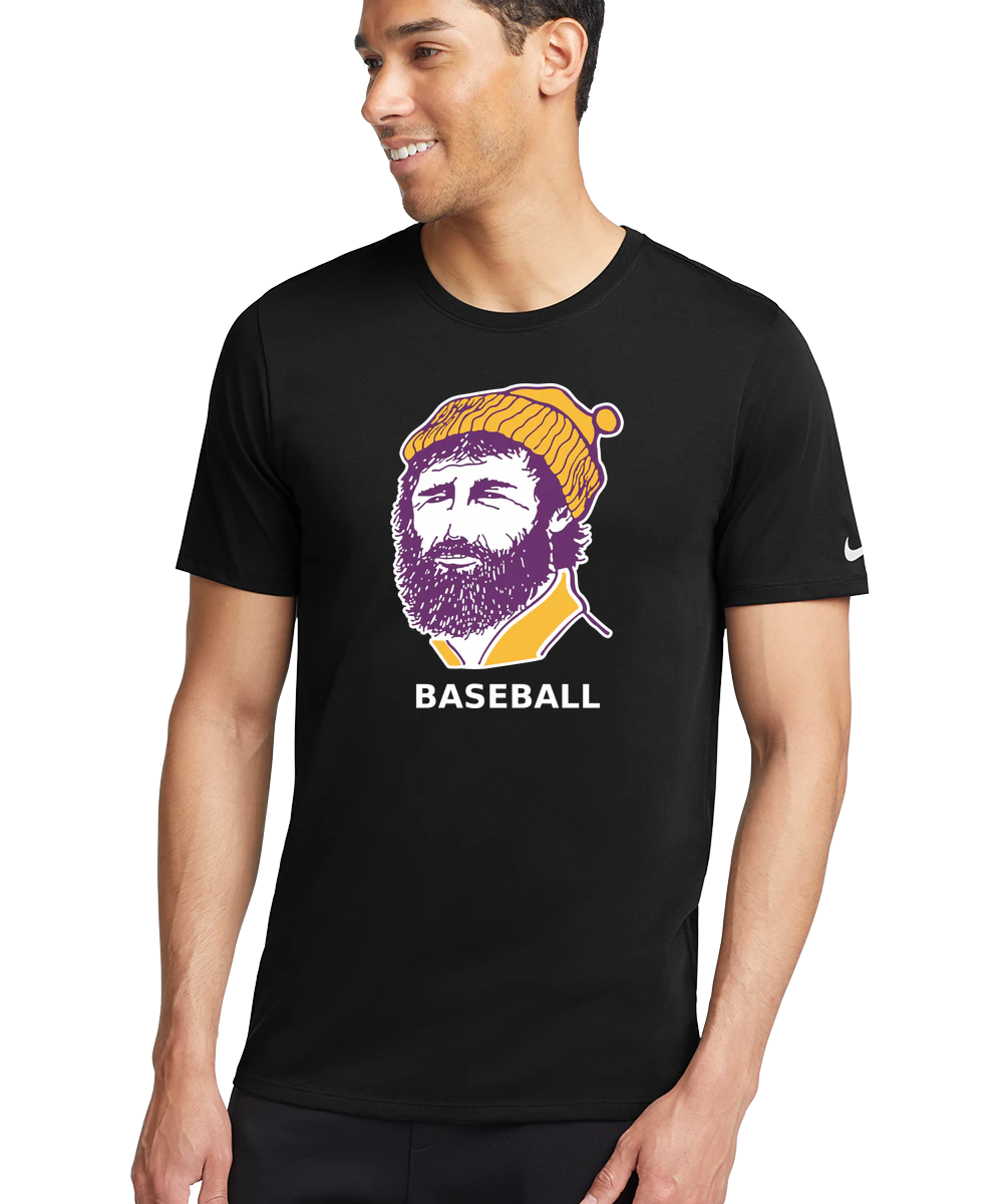 Cloquet Baseball - Black T-Shirt - Full Front