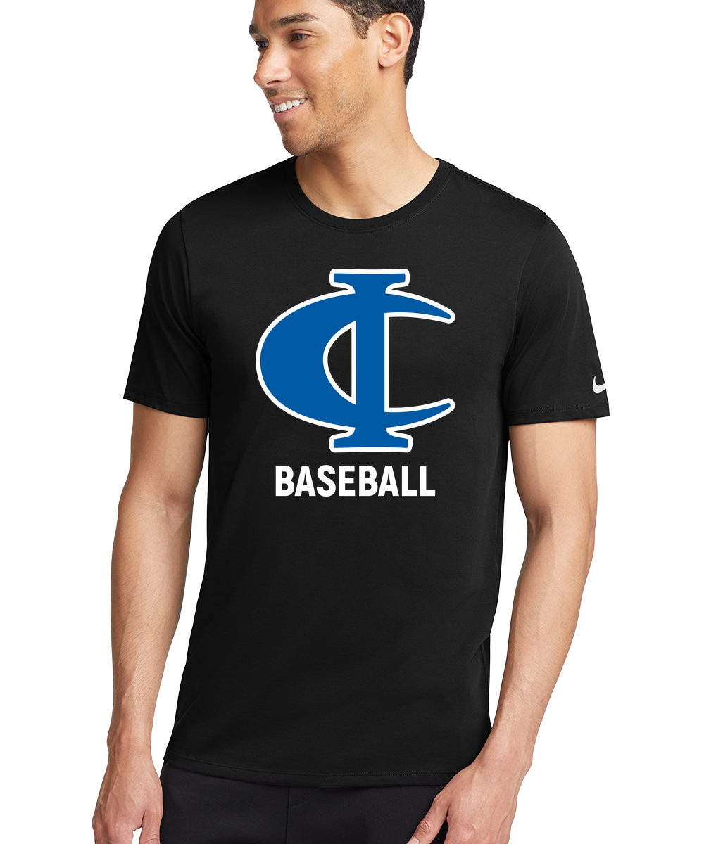 Cambridge Isanti Baseball - Black T-Shirt - Full Front