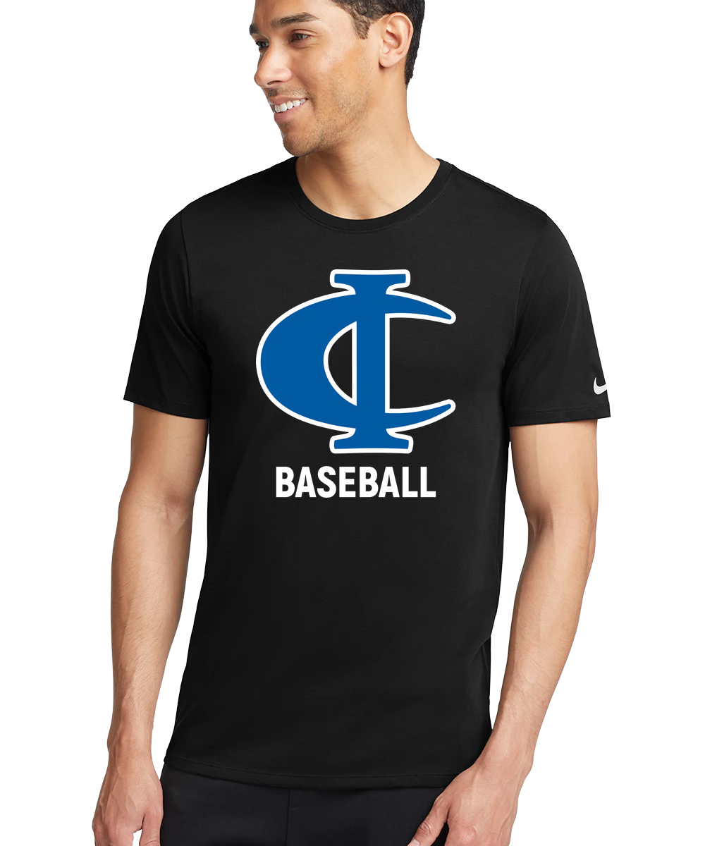 Cambridge Isanti Baseball - Black T-Shirt - Full Front