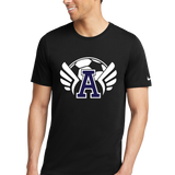 Abingdon Soccer - Black T-Shirt - Full Front