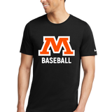 Moorhead Baseball - Black T-Shirt - Full Front