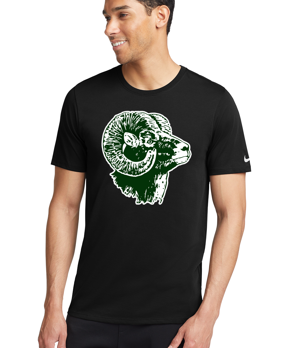 Roseau Baseball and Softball - Black T-Shirt - Full Front