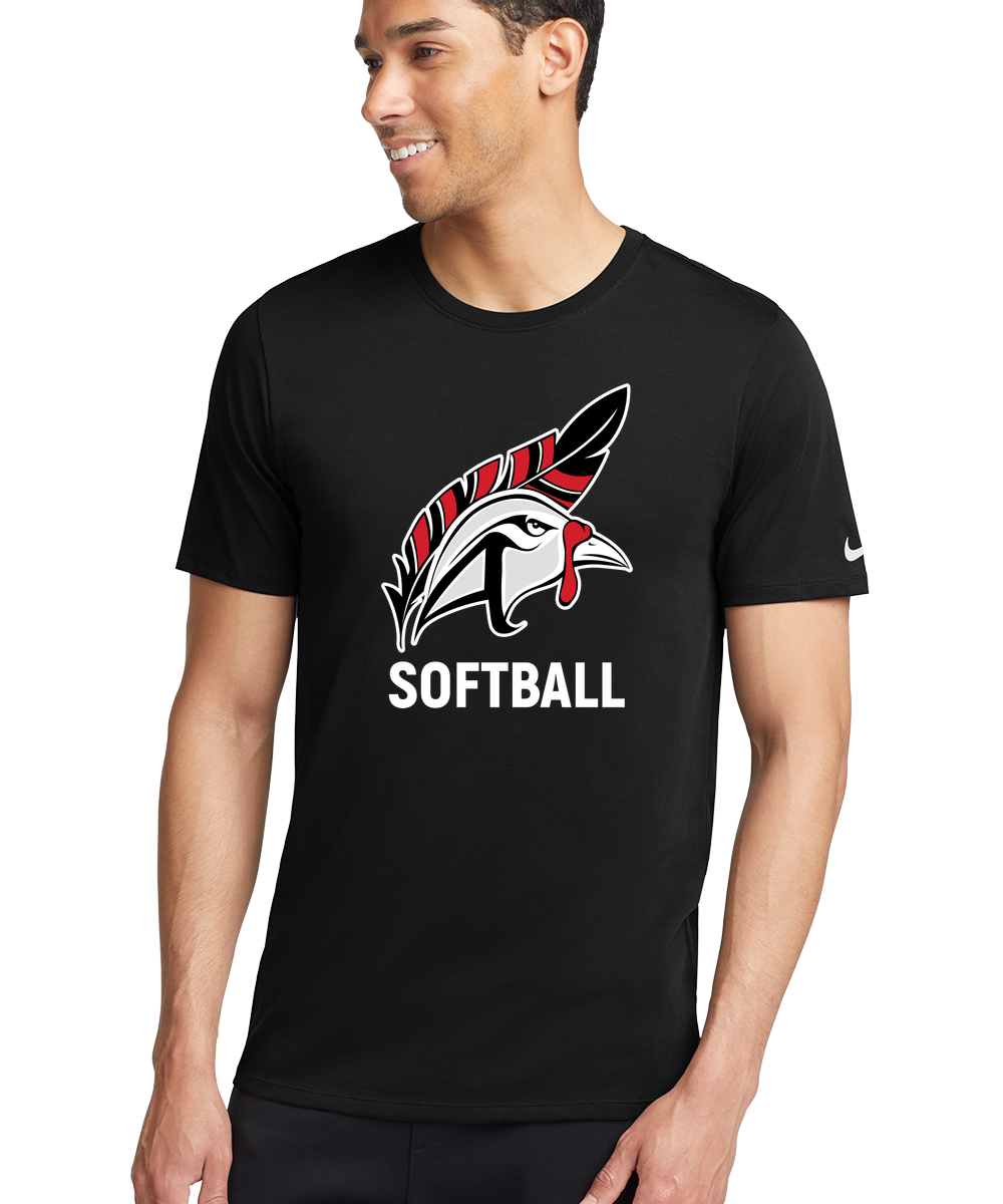 Aitkin Softball - Black T-Shirt - Full Front