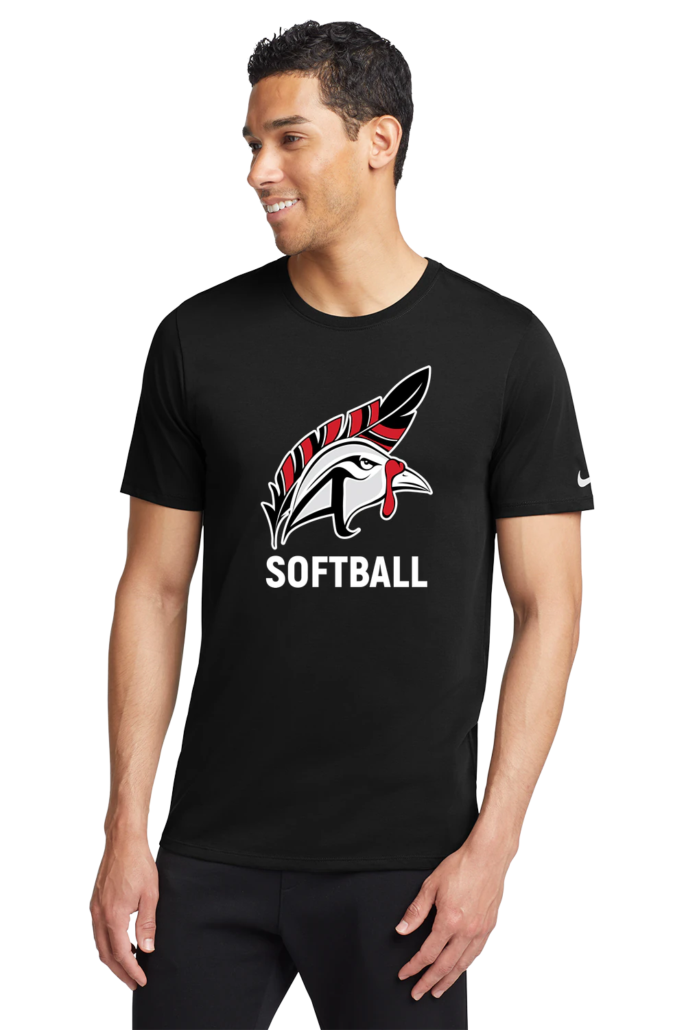 Aitkin Softball - Black T-Shirt - Full Front