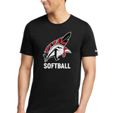 Aitkin Softball - Black T-Shirt - Full Front