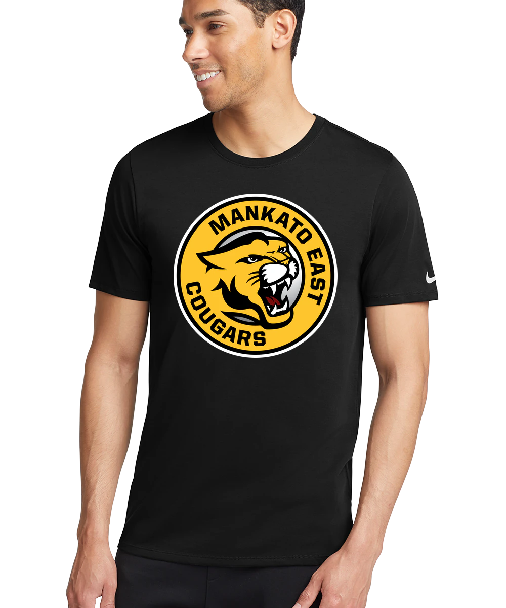 Mankato East Spring - Black T-Shirt - Full Front