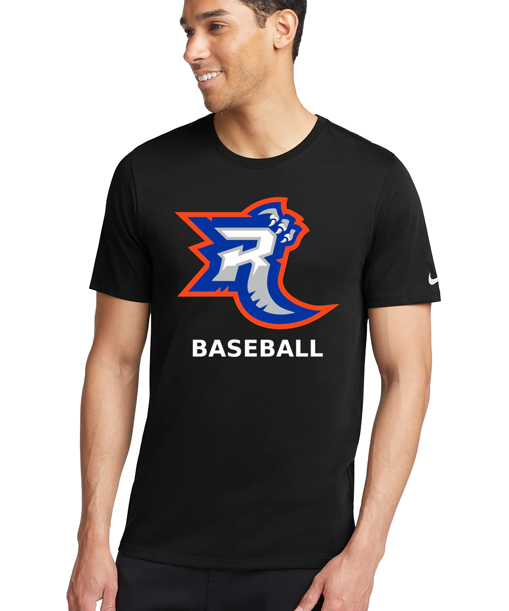 Carlton Wrenshall Baseball - Black T-Shirt - Full Front