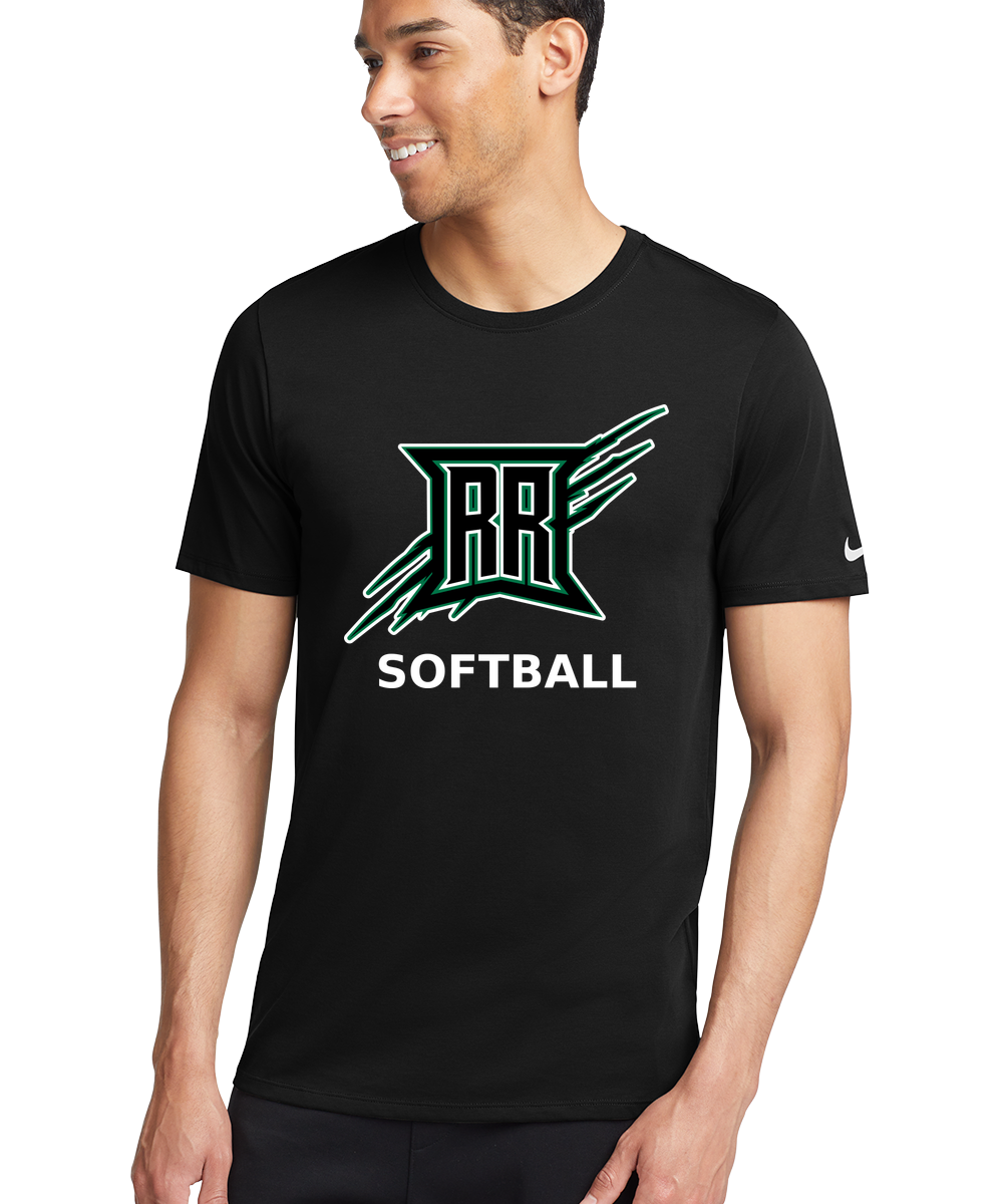 Rock Ridge Softball - Black T-Shirt - Full Front