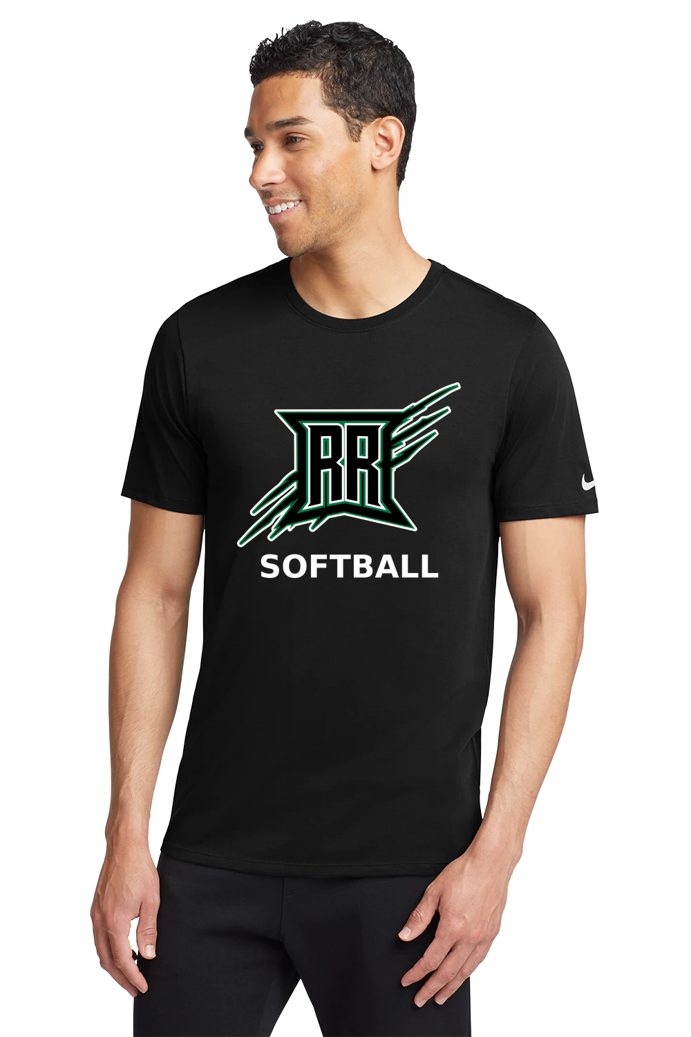 Rock Ridge Softball - Black T-Shirt - Full Front