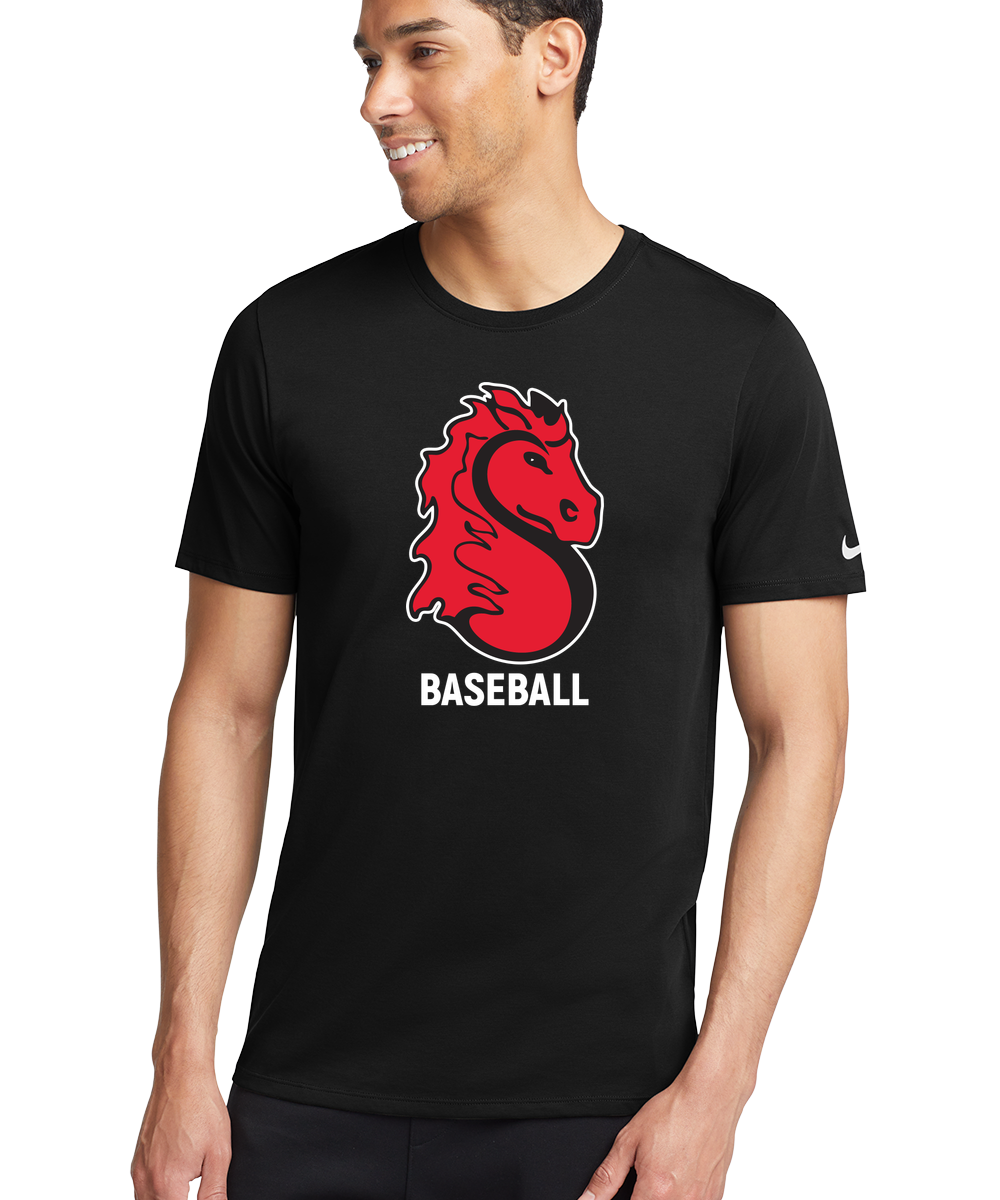Stillwater Baseball - Black T-Shirt - Full Front