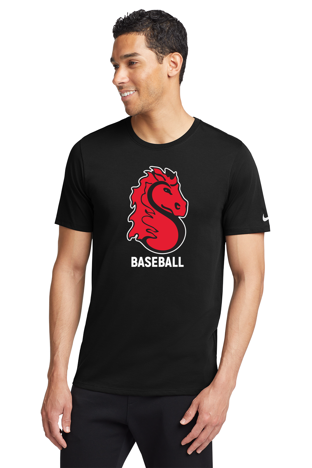 Stillwater Baseball - Black T-Shirt - Full Front