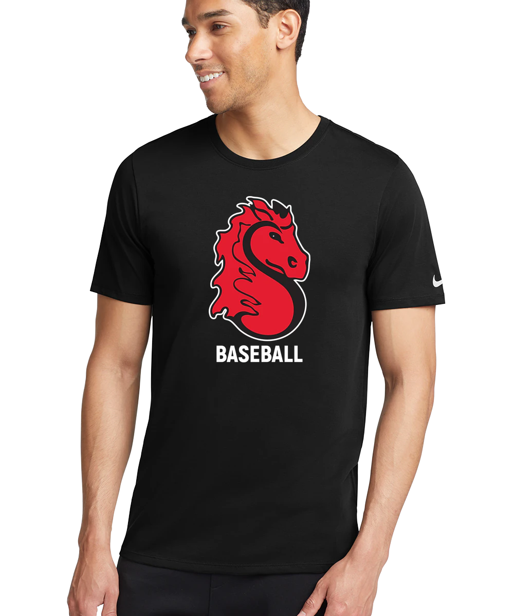 Stillwater Baseball - Black T-Shirt - Full Front