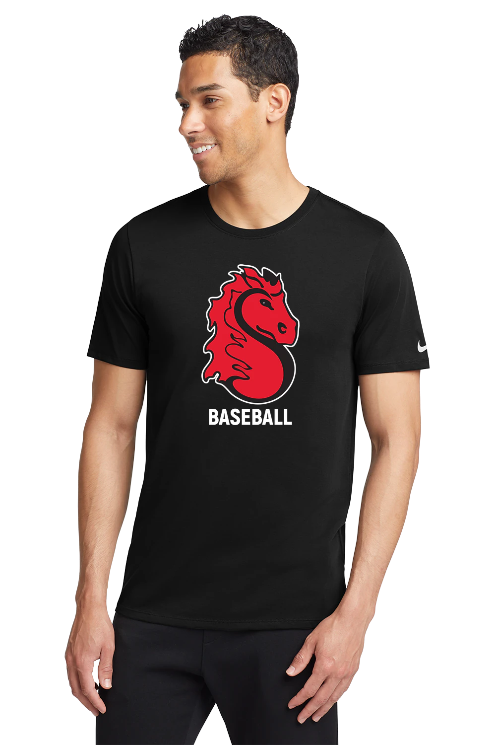 Stillwater Baseball - Black T-Shirt - Full Front