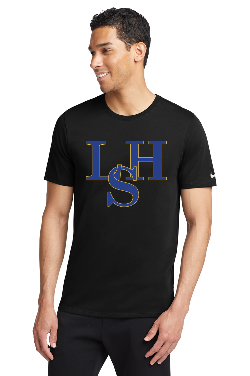 LeSueur Henderson Baseball & Softball - Black T-Shirt - Full Front