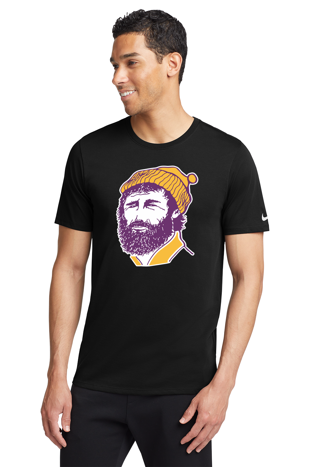 Cloquet Baseball and Softball - Black T-Shirt - Full Front