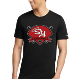 St. James Baseball - Black T-Shirt - Full Front