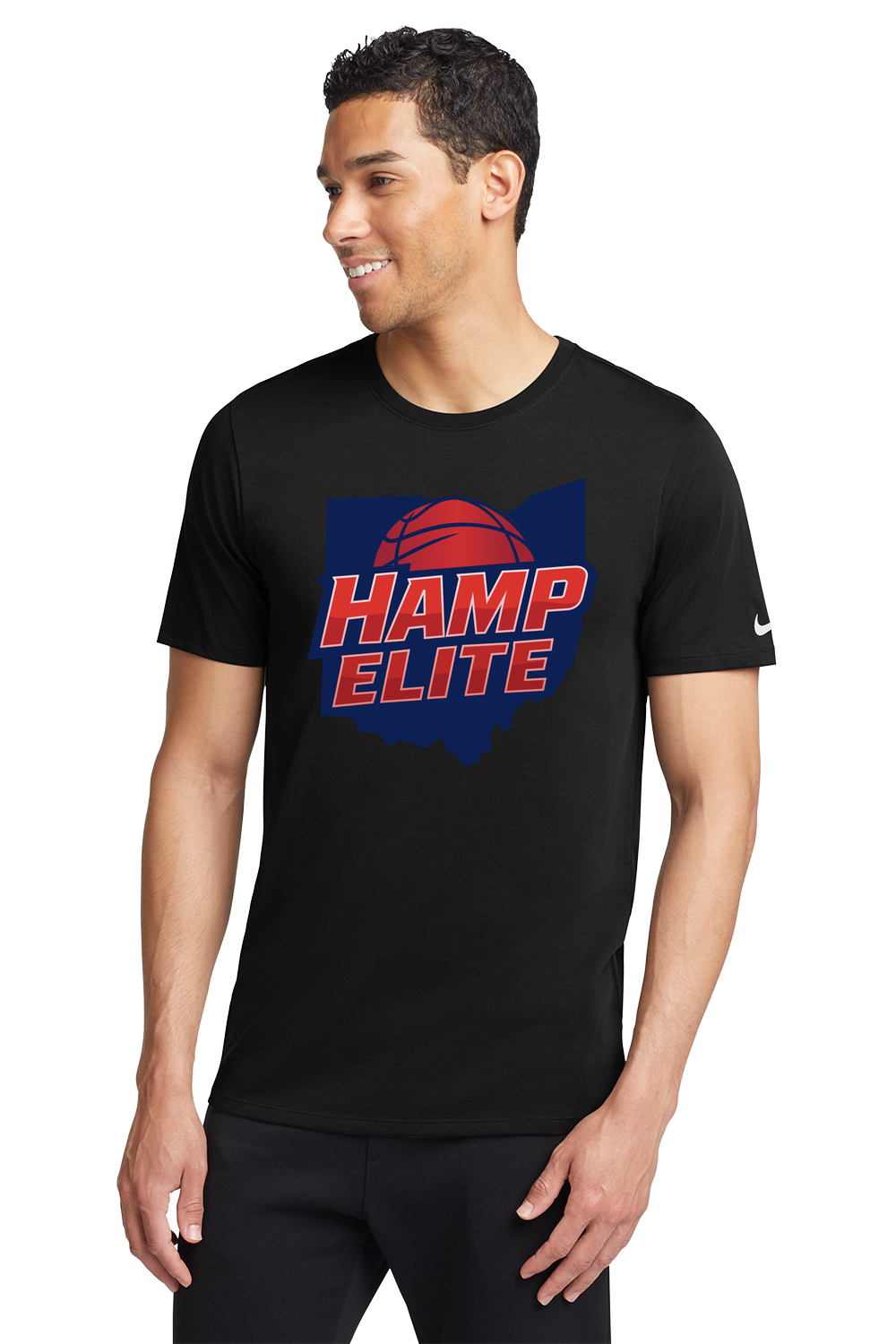 Hemp Elite - Black T-Shirt - Full Front