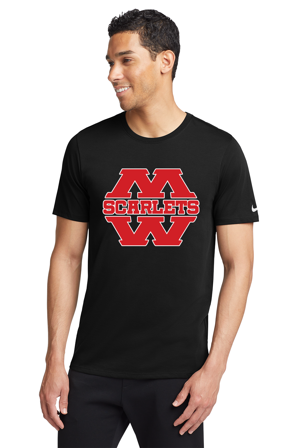 Mankato West Track - Black T-Shirt - Full Front