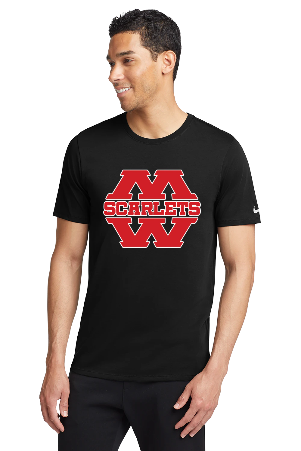 Mankato West Track - Black T-Shirt - Full Front