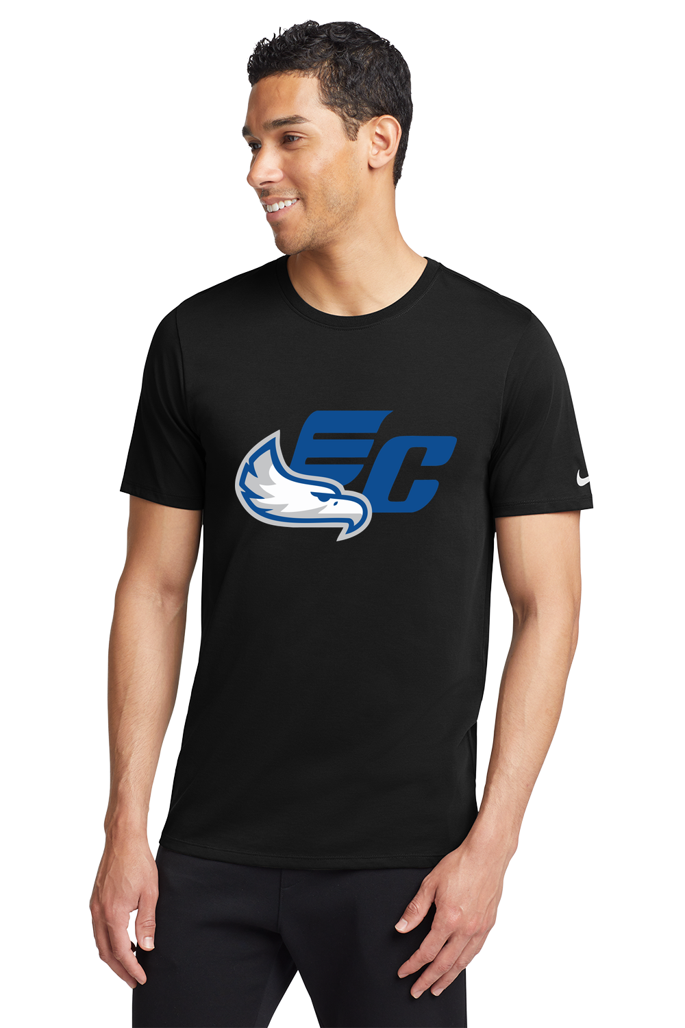 East Central Spring Sports - Black T-Shirt - Full Front