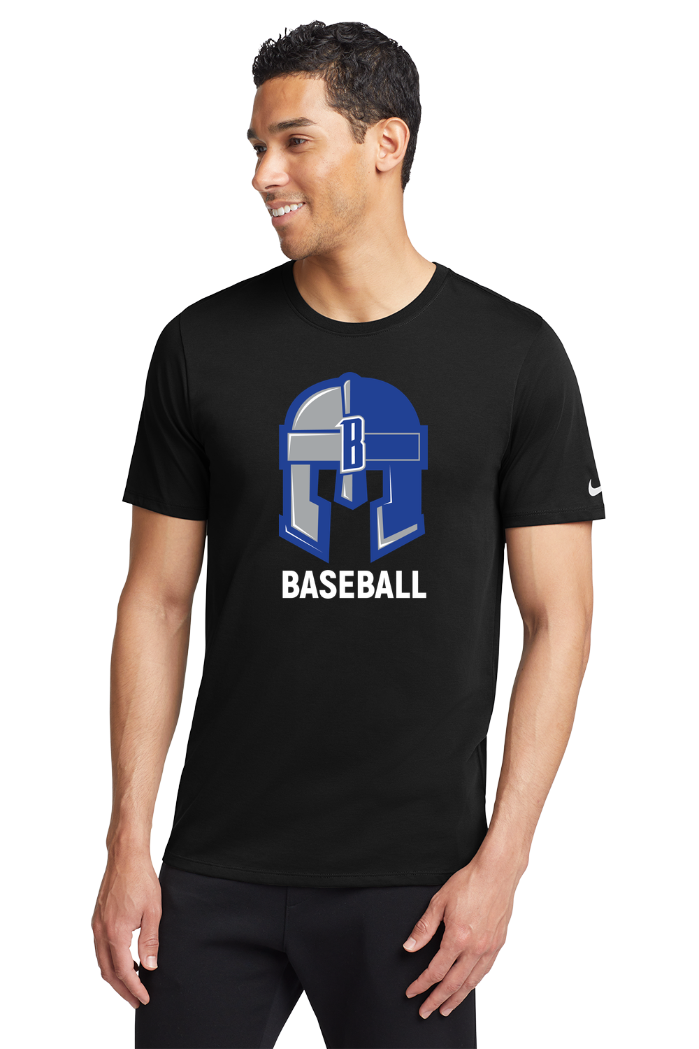 Brainerd Baseball - Black T-Shirt - Full Front