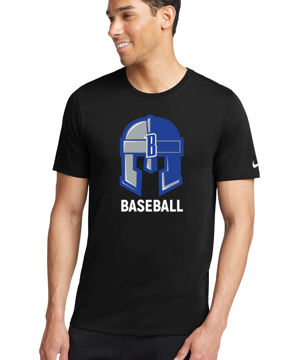 Brainerd Baseball - Black T-Shirt - Full Front